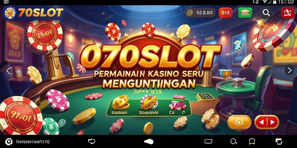 Tampilan gameplay menarik dari 070SLOT dengan slot yang beragam.