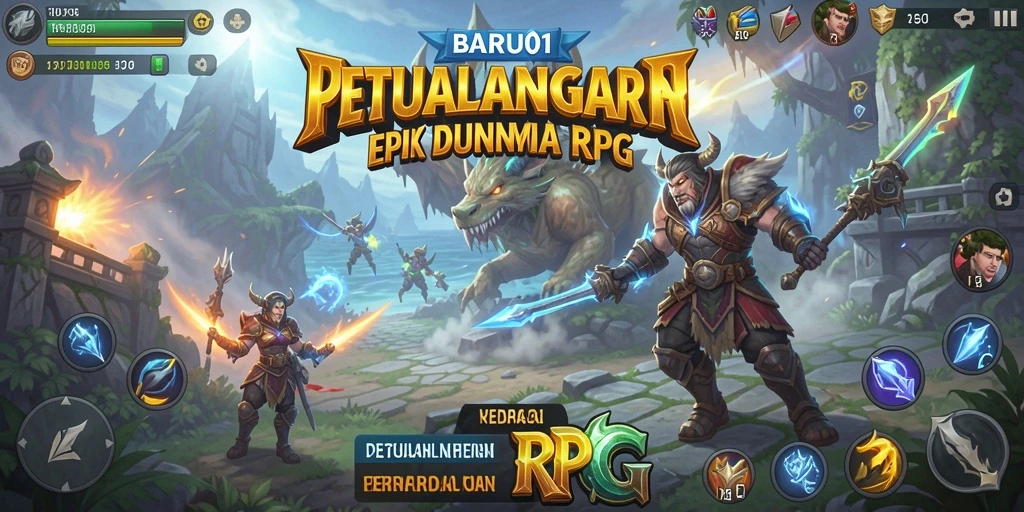 Tampilan gameplay BARU01 yang menakjubkan dan mendalam.