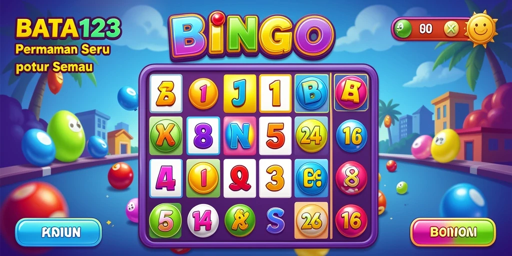 Tampilan gameplay BATA123 yang penuh warna dan menarik.