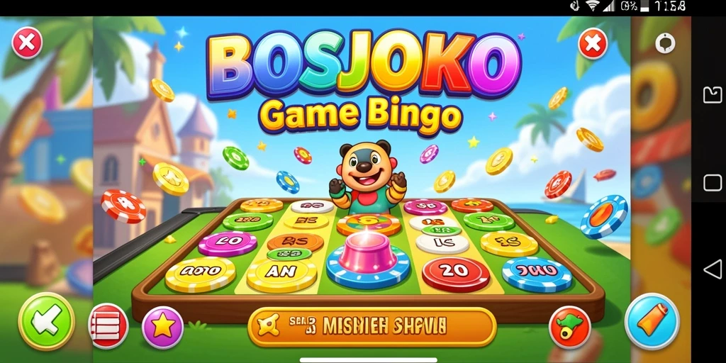 Tampilan gameplay seru dan menarik di BOSJOKO.