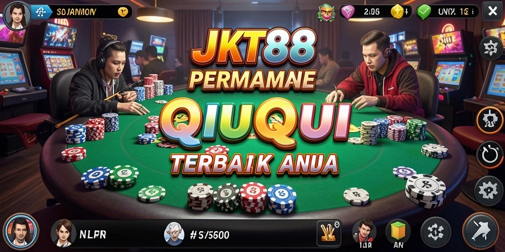 Tampilan gameplay seru di JKT88 QiuQiu.
