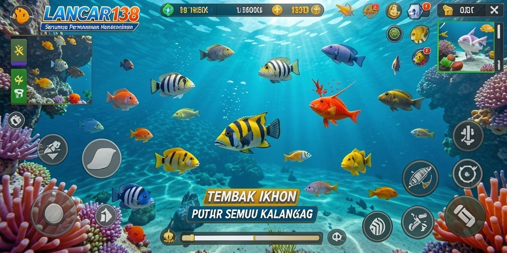 Gameplay seru menembak ikan di LANCAR138.