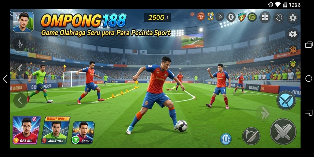 Tampilan screenshot OMPONG188 yang menampilkan aksi olahraga yang menegangkan.
