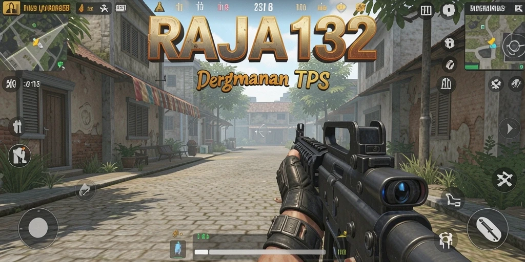 Screenshot action gameplay RAJA132 yang menegangkan
