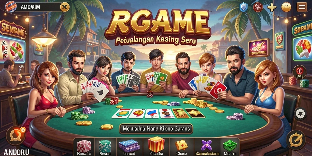 Screenshot RPGAME menampilkan gameplay Kasino yang seru dan menarik.