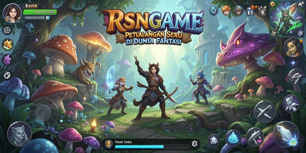 Tampilan menarik dari gameplay RSNGAME yang mendebarkan.