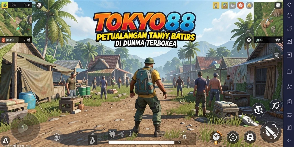Tampilan screenshot menunjukkan petualangan seru di dunia Open World TOKYO88.
