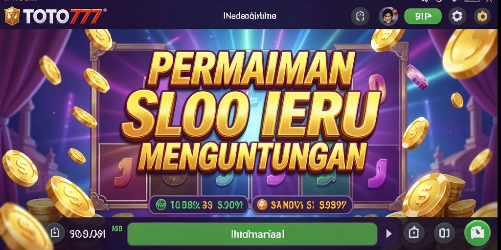 Tampilan seru dan menarik dari gameplay Slot TOTO777.